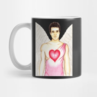 The love of Archangel Chamuel- Dark Grey Mug